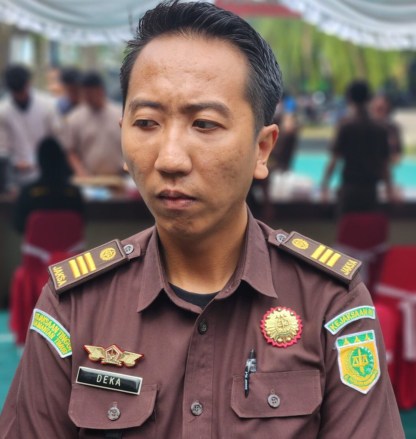 Kepala Seksi Barang Bukti dan Barang Rampasan Kejaksaan Negeri Berau, Deka Fajar Pranowo.