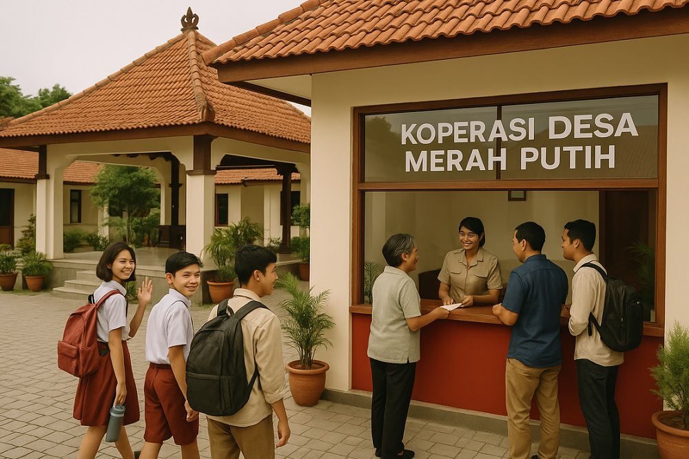 Ilustrasi Koperasi Merah Putih.