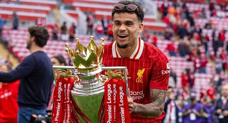 Pemain Liverpool Luis Diaz
