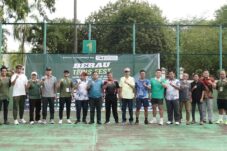 Pembukaan Berau Tennis Fest 2025 di lapangan tenis Taman Cendana, Jumat (25/7/2025).