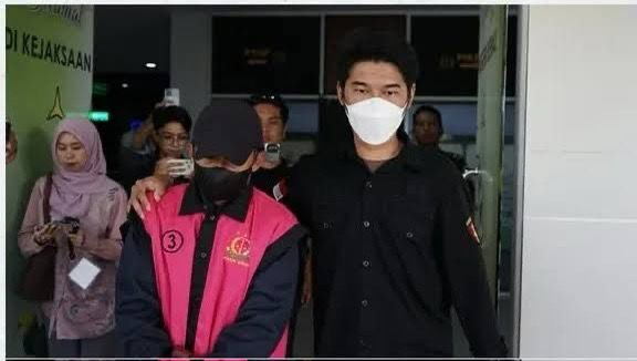 SN saat ditetapkan tersangka oleh Kejari Berau awal Mei lalu.