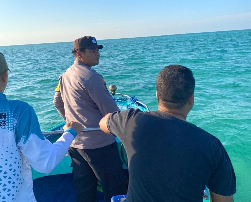 Proses hari kedua pencarian Arifin, nelayan asal Pulau Derawan yang dikabarkan hilang saat mencari gurita, Selasa (29/7/2025).