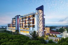 Potret udara Hotel Mercure Berau. (Istimewa)