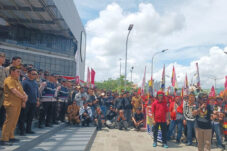 Aksi demo aliansi masyarakat adat asli Kaltara