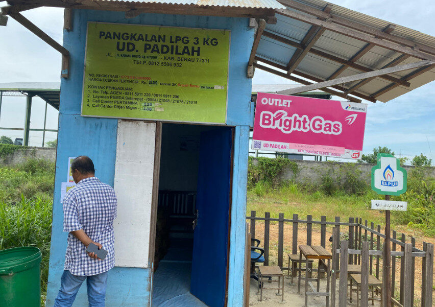 Diskoperindag Berau melakukan sidak di agen dan pangkalan gas melon