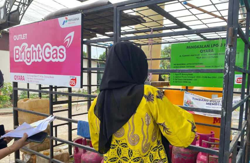 Diskoperindag Berau melakukan sidak di agen dan pangkalan gas melon