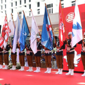 Ilustrasi bendera parpol peserta Pemilu 2024