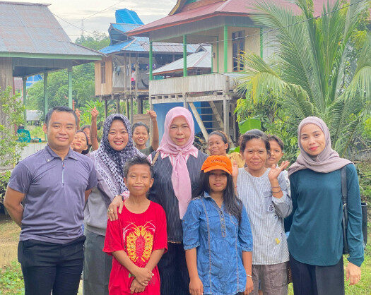 Murid SMPN 3 Gunung Tabur Rian Anton