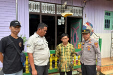 Pelaku JU diamankan Polsek Segah usai tega membunuh istri dan kedua anaknya
