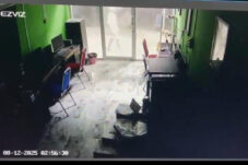 Tangkapan layar dari CCTV Kantor Koran Kaltara.