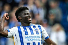 Pemain Brighton Carlos Baleba