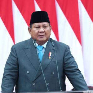 Presiden Prabowo di sidang tahunan MPR