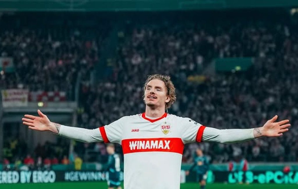 Pemain VFB Stuttgart Nick Woltemade