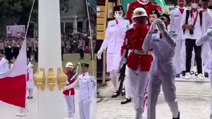 Viral bendera Merah Putih terbalik saat upacara HUT RI di Mamasa, Sulbar, paskibra menangis