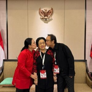 Megawati Soekarnoputri, Puan Maharani dan Prananda Prabowo Jelang Kongres PDIP