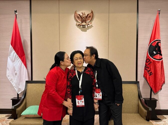 Megawati Soekarnoputri, Puan Maharani dan Prananda Prabowo Jelang Kongres PDIP
