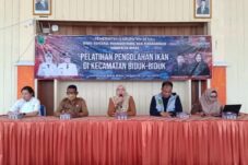 Pengolahan ikan menjadi salah satu pelatihan yang difokuskan di Kecamatan Biduk-Biduk..