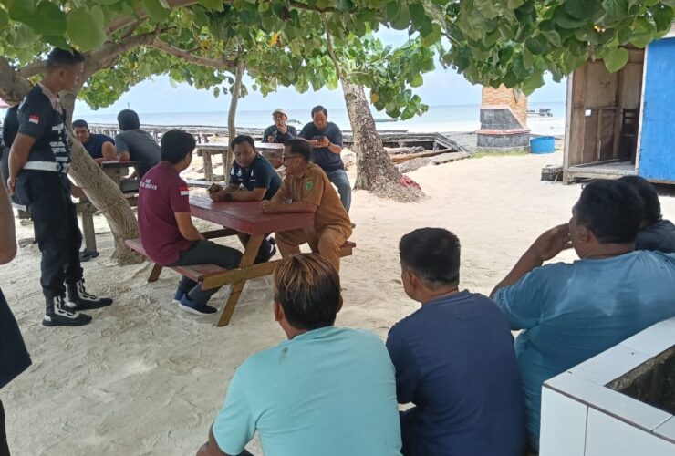 Sosialisasi Polsek Maratua kepada BUMK terkait keselamatan laut.