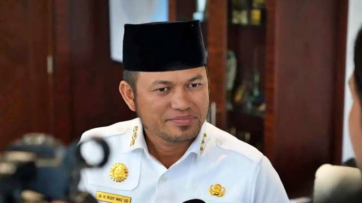 Gubernur Kaltim Rudy Mas'ud.