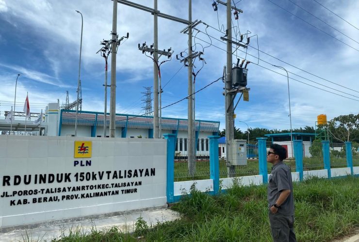 Ilustrasi Gardu Induk 150 kV Talisayan. (Sulaiman/BT)