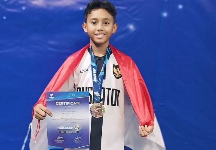 Atlet Taekwondo Berau, Wira Sakti Pratama.