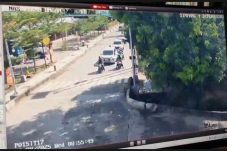 Tangkapan layar kamera CCTV 360 derajat yang dipasang di simpang Jalan Diponegoro-Jalan Murjani, Tanjung Redeb. (Sulaiman/BT)