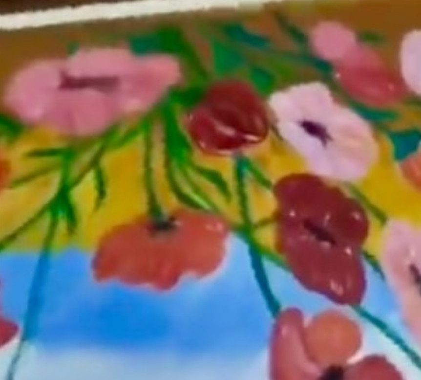 Lukisan karya Sri Mulyani ikut dijarah