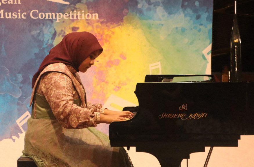 Tiofana Defitra Panjaitan saat tampil dalam ajang bergengsi 9th Asia Aegean International Music Competition