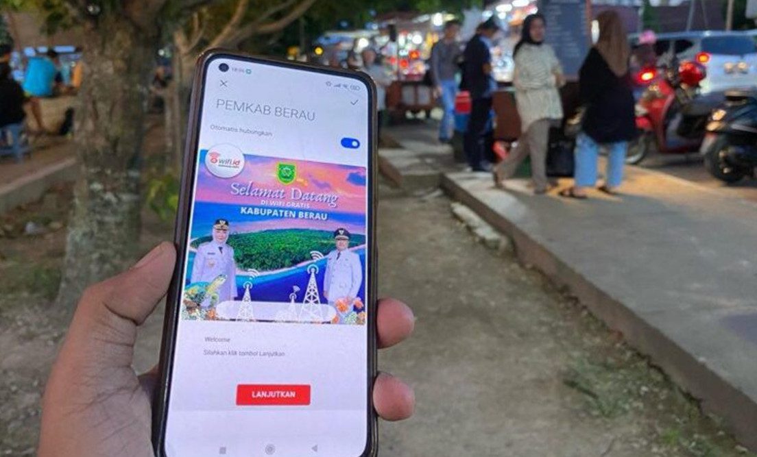 Hore! Diskominfo Berau Tambah 496 WiFi Gratis Tahun Ini