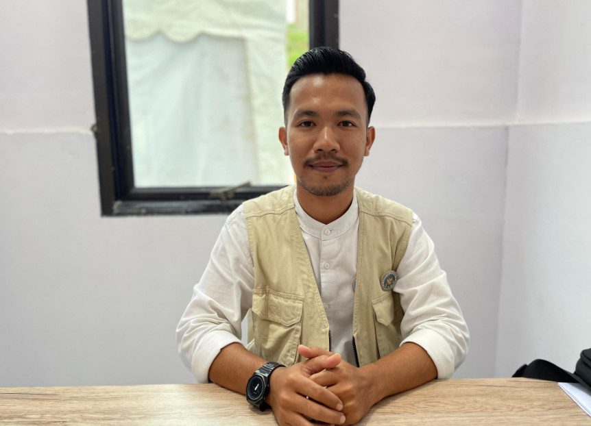 Kepala Lapangan SPPG Gunung Panjang, Fadli Erison, saat ditemui di SPPG Gunung Panjang 