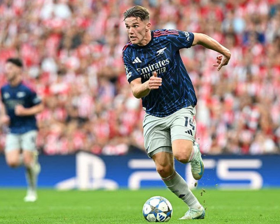 Viktor Gyokeres di laga Champions League Athletic Bilbao vs Arsenal (arsenal.com)