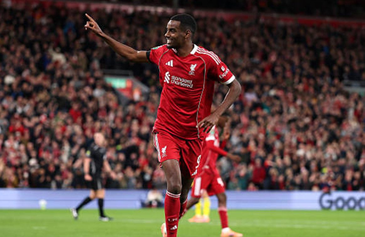 Alexander Isak Dituntut Maksimal dan Cetak Gol Saat Liverpool vs Manchester United