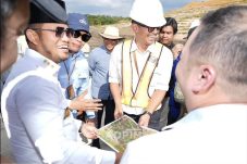 Gubernur Rudy Mas’ud Beri Pujian Proyek Jalan Rp125 Miliar Berau Coal, Titip Pesan Jangan Blasting Dekat Jalan