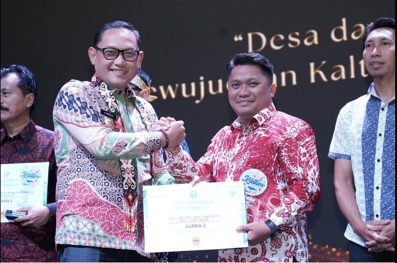 Keren! Desa Wisata Tanjung Batu Raih Juara Tiga Anugerah Desa Wisata Kaltim 2025