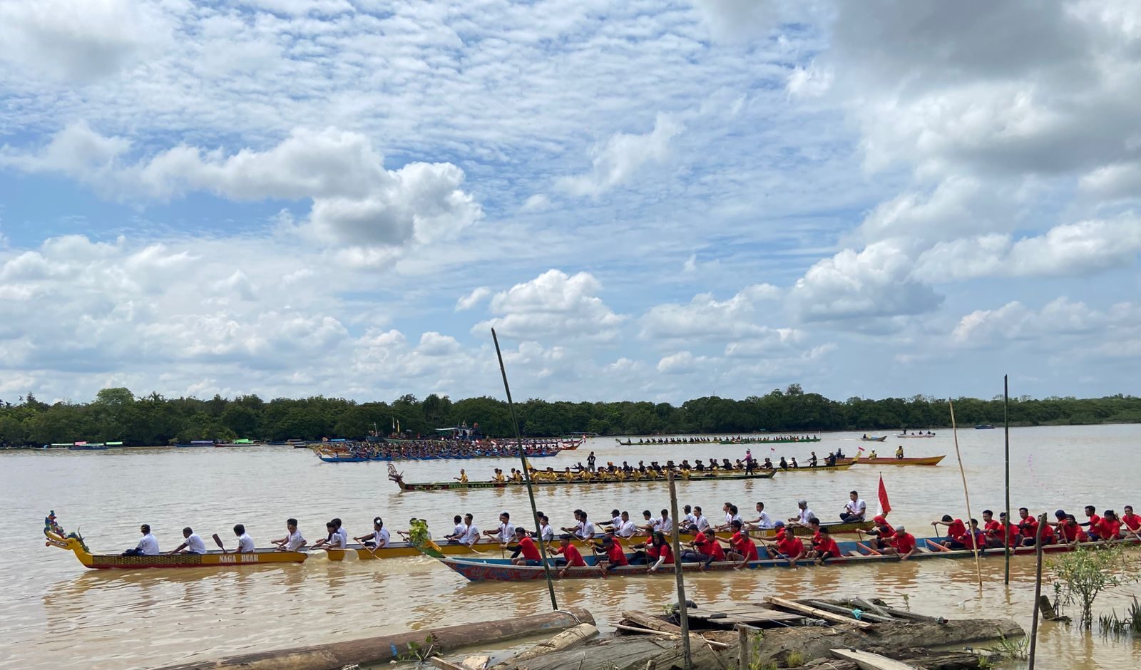 Berau Coal Dukung Meriahnya Balap Perahu Panjang Abut Barintak Fest 2025