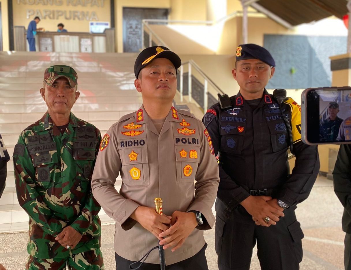 378 Personel Gabungan Disiagakan Jaga Demo di Kantor DPRD Berau 