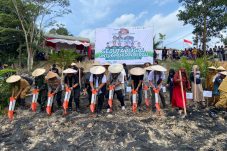 Sejuta Tugal untuk Pangan Berau, Pemuda Tani dan GAPKI Tanam 318 Hektare Padi Gogo