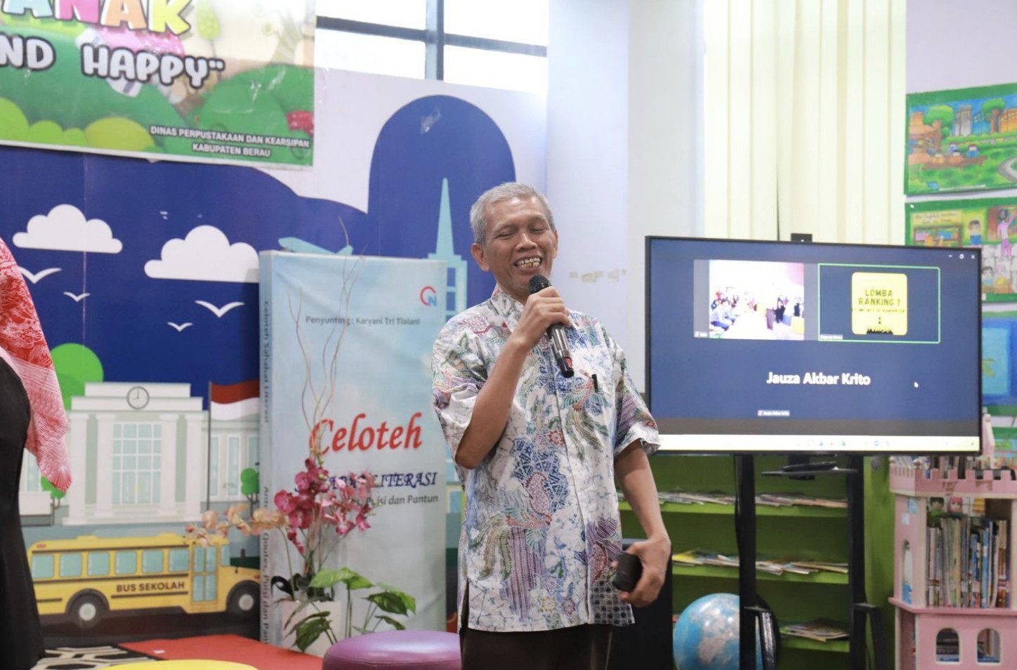 Dispusip Berau Ingatkan Kunci Literasi Anak Ada di Rumah