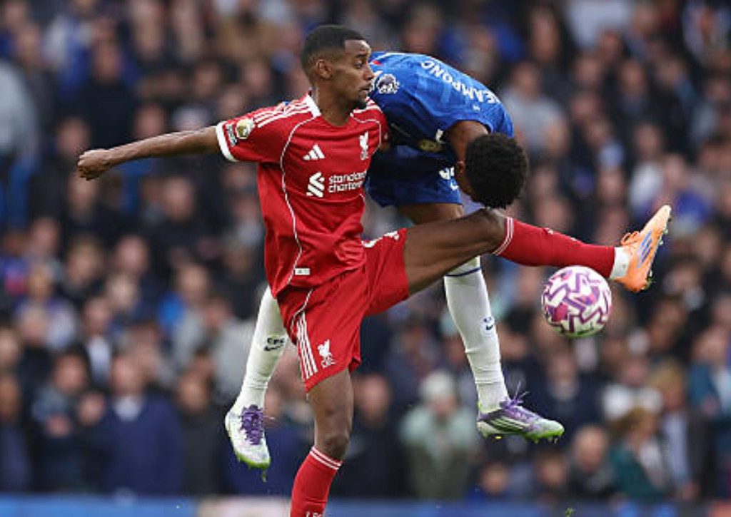 Alexander Isak di laga Liga Inggris Chelsea vs Liverpool (X/@LFCPhoto)