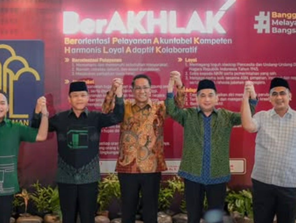 Menkum Supratman Andi Agtas mengesahkan kepengurusan PPP hasil islah (Instagram/@supratman08)