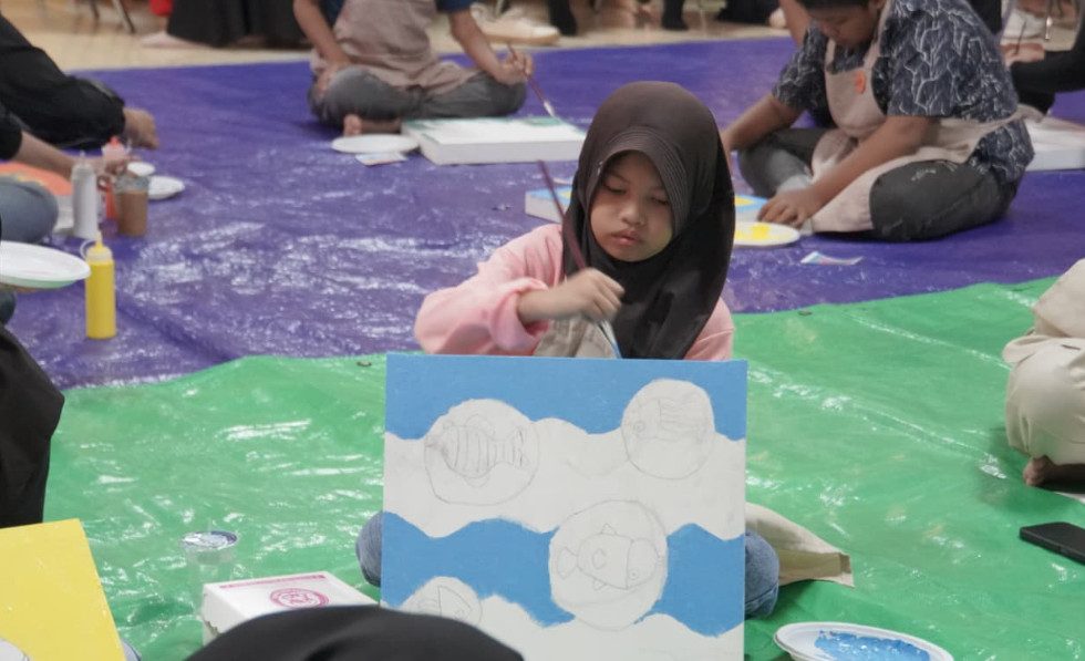 Pameran seni 'Merayakan Kita' yang tampilkan karya seni disabilitas Berau (Ist)