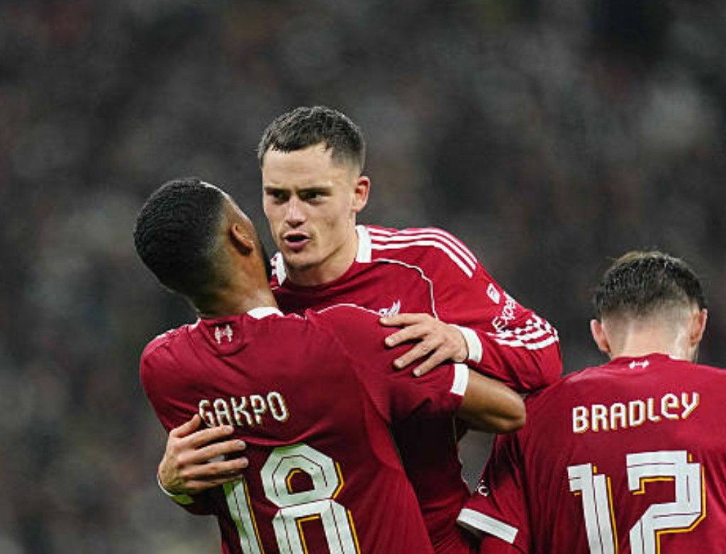 Pemain Liverpool Florian Wirtz (X/@LFCPhoto)