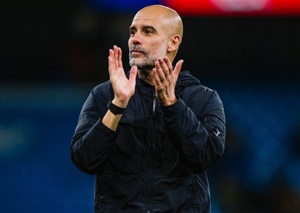 Pelatih Manchester City Pep Guardiola (X/@ManCity)