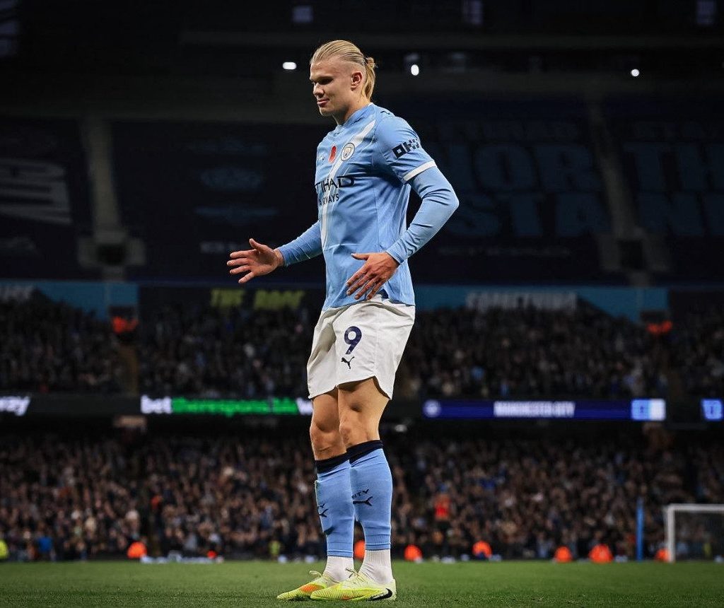 Pemain Manchester City, Erling Haaland (X/@ManCity)