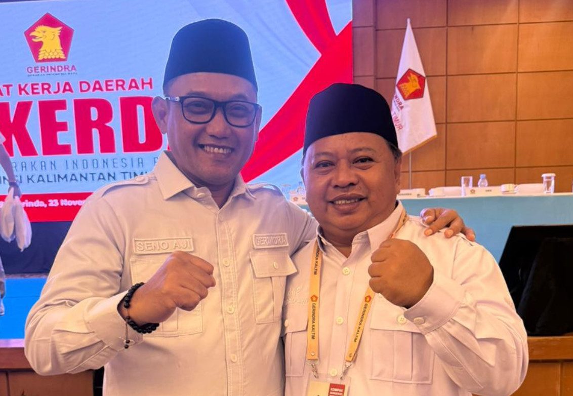 Madri Pani Resmi Gabung Partai Gerindra, Foto Bareng Seno Aji