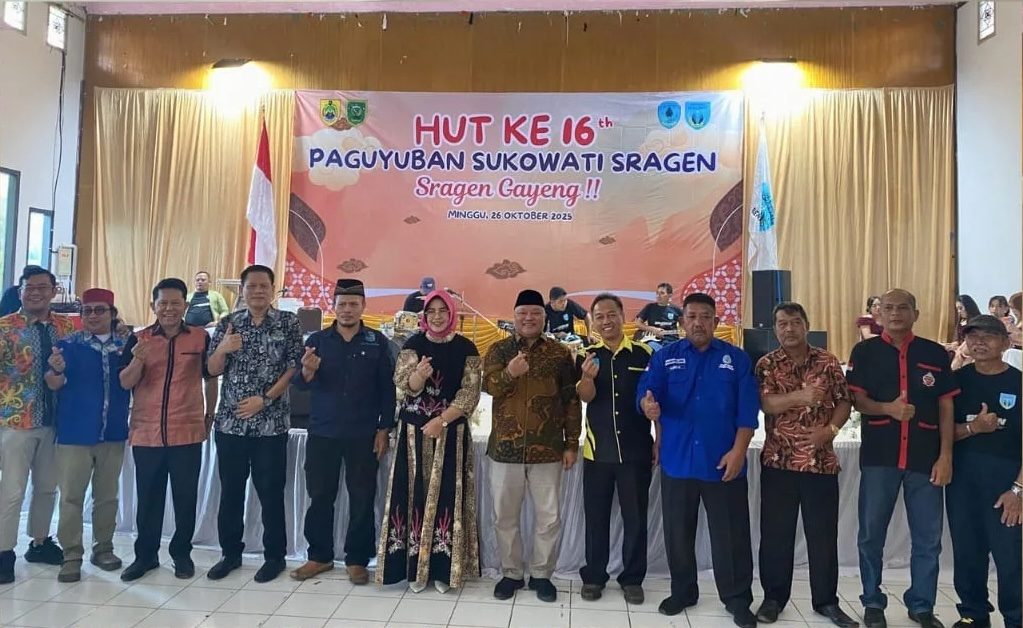 Jaga Persatuan Suku, Gamalis Hadiri HUT ke-16 Paguyuban Sukowati, Dorong Sinergi Budaya