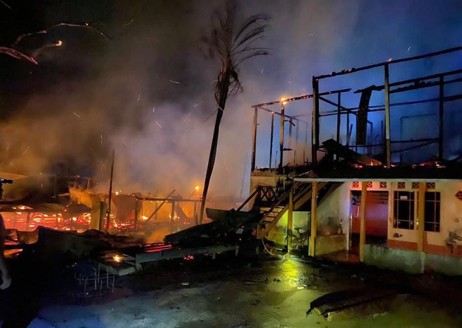 3 Rumah Habis saat Kebakaran di Bena Baru, Dugaan Sementara Akibat Korsleting Listrik