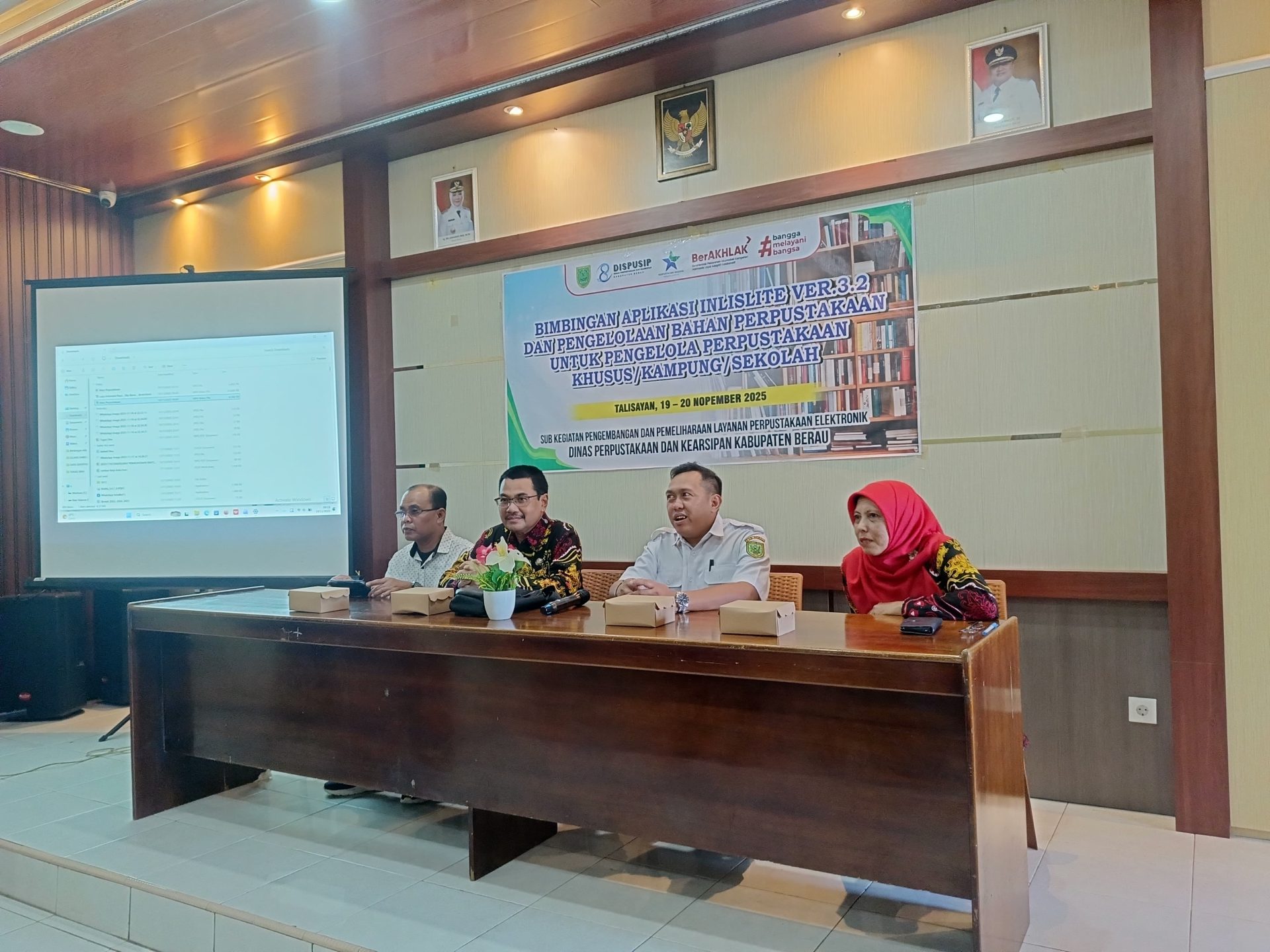 Dispusip Berau Genjot Digitalisasi, Petugas Perpustakaan Dilatih Aplikasi INLISLite 3.2 Terbaru