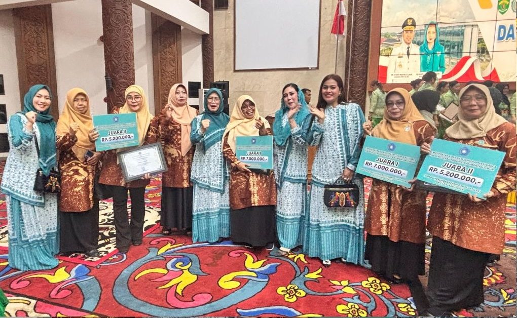 Borong Dua Gelar Juara, TP PKK Berau Buktikan Gerakan Keluarga Aktif dan Solid di Tingkat Provinsi