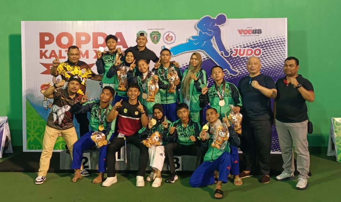 Berau Juara Umum Judo Popda Kaltim 2025, Sapu Bersih 5 Emas di Balikpapan